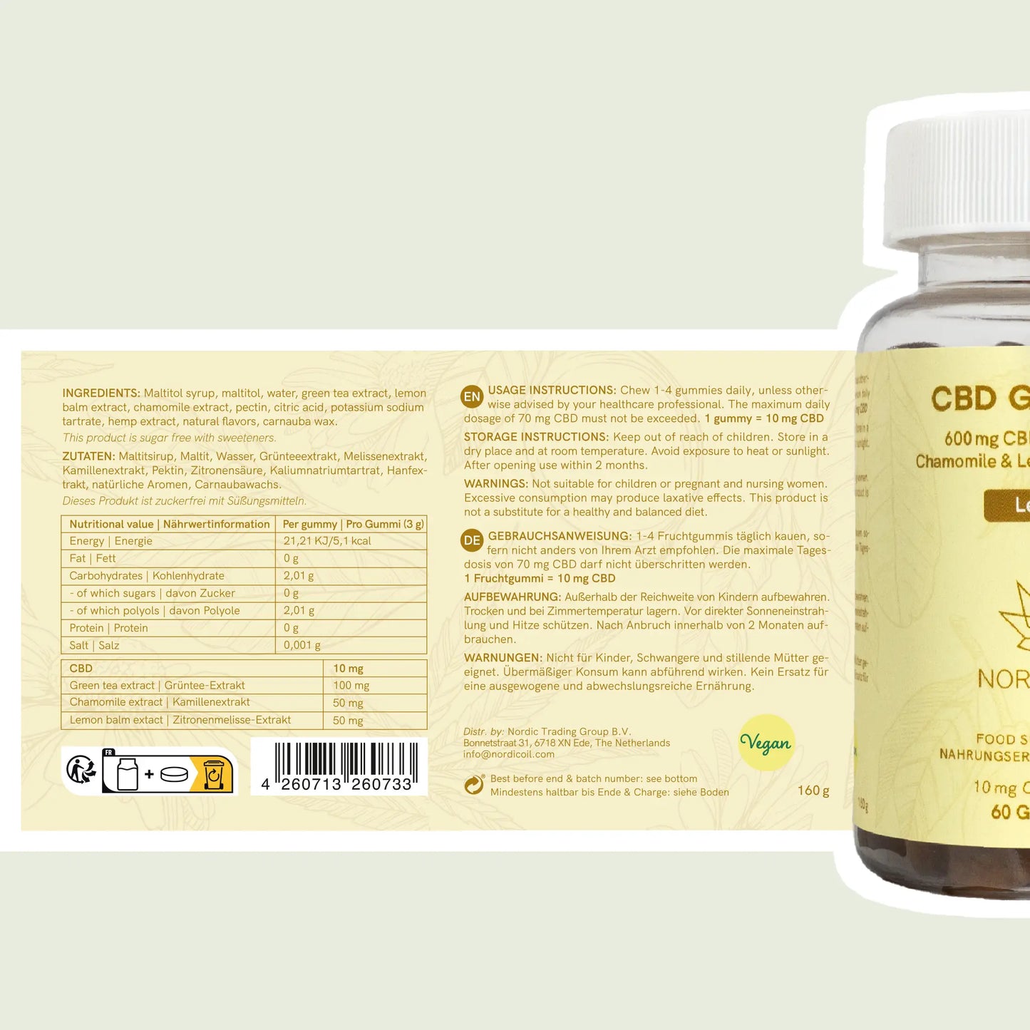 CBD Gummies (600 mg) Relax