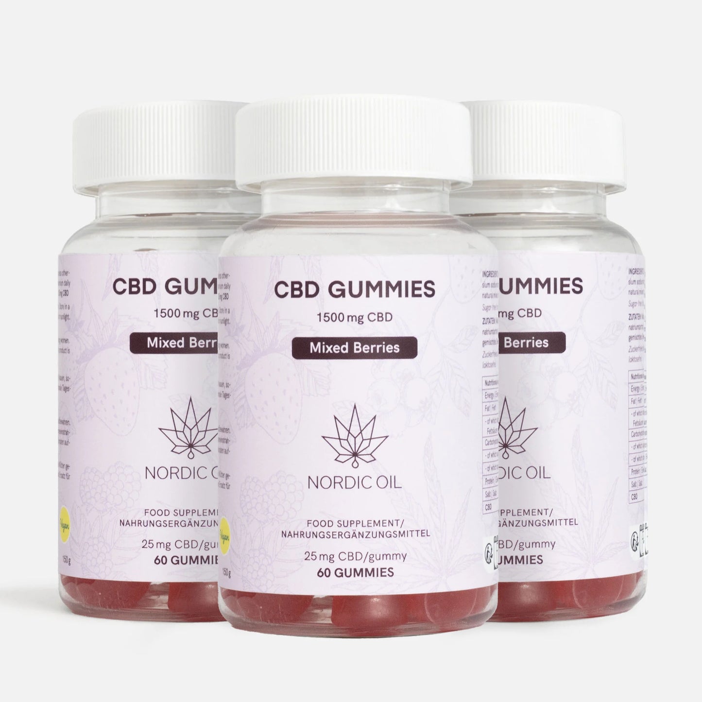 3FOR2: CBD Gummies (1500 mg) Berries