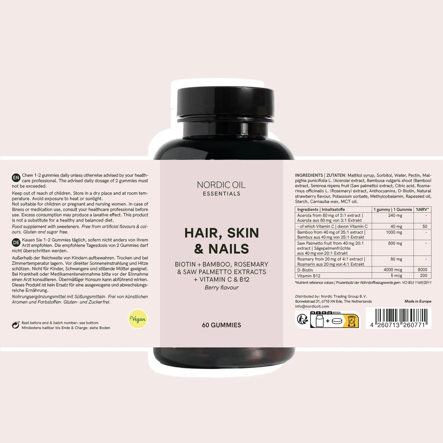 Hair Skin and Nails Gummies