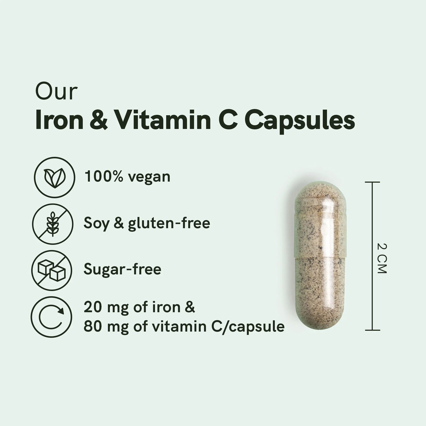 Iron and Vitamin C Capsules