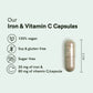 Iron and Vitamin C Capsules