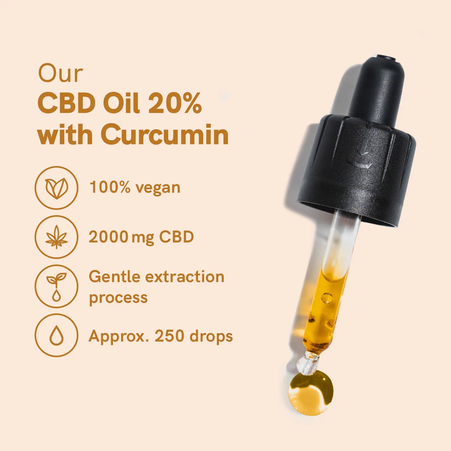 3FOR2: CBD Oil (20%) with Curcumin