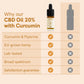 3FOR2: CBD Oil (20%) with Curcumin