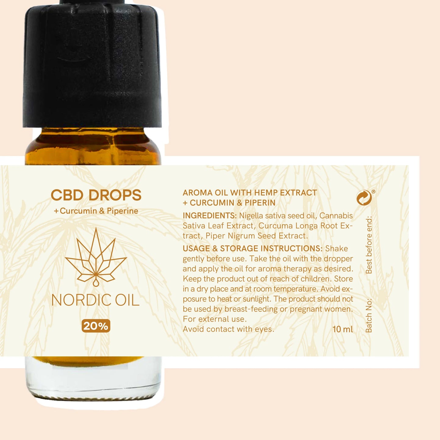 3FOR2: CBD Oil (20%) with Curcumin