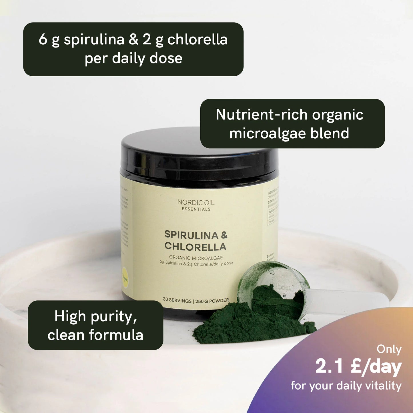 Spirulina Chlorella Powder
